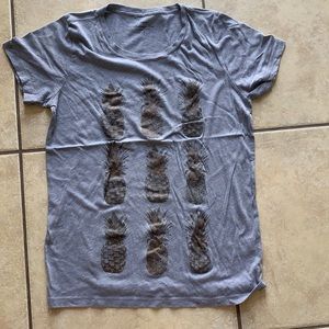 J crew pineapple shirt